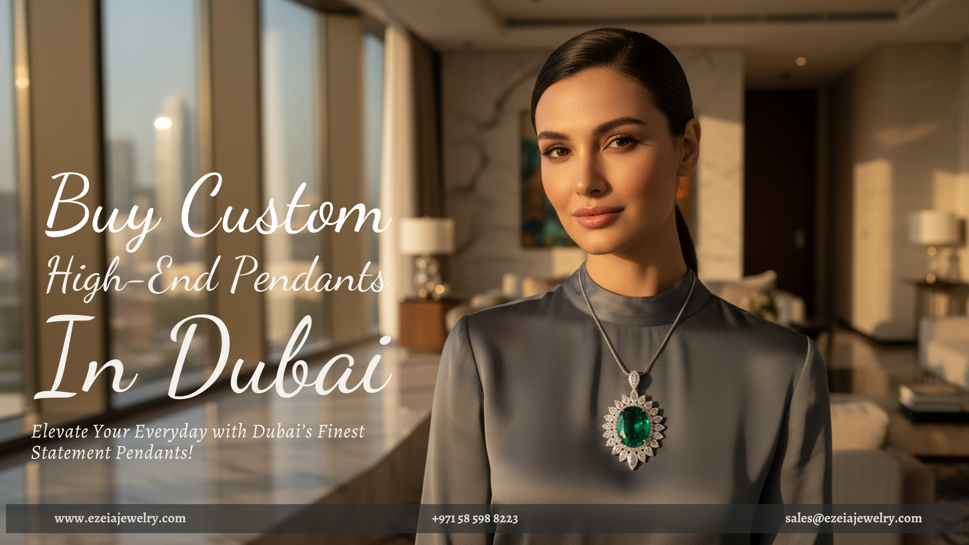 Buy High-End Pendants in Dubai | Ezeia Jewelry – Elevate Your Everyday with Dubai’s Finest Statement Pendants