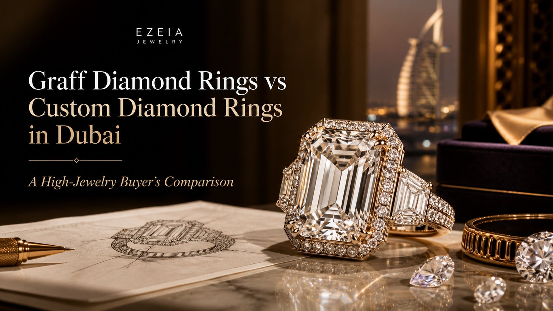 Graff Diamond Rings vs Custom Diamond Rings in Dubai: A High-Jewelry Buyer’s Comparison