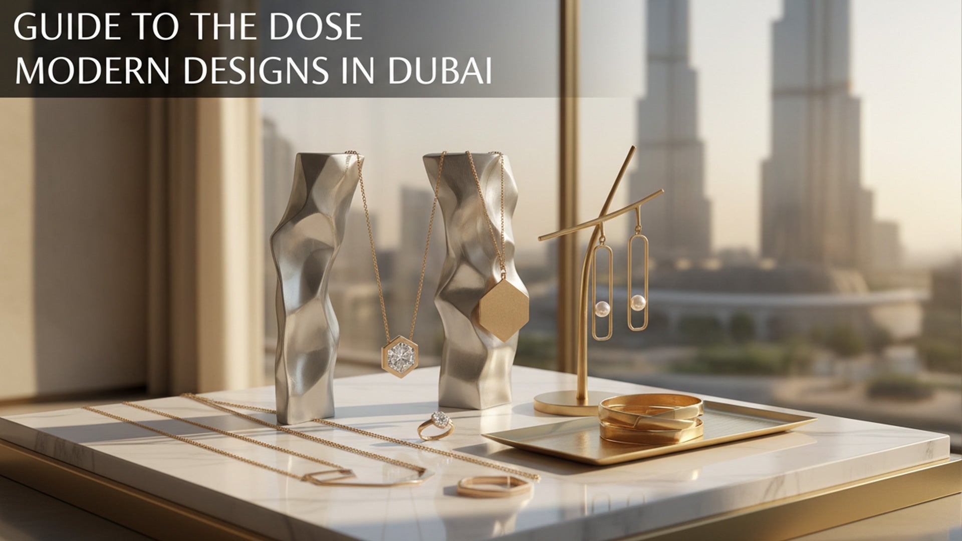 Guide to The Dose Modern Designs in Dubai | Discover Contemporary Luxury Jewelry by Ezeia