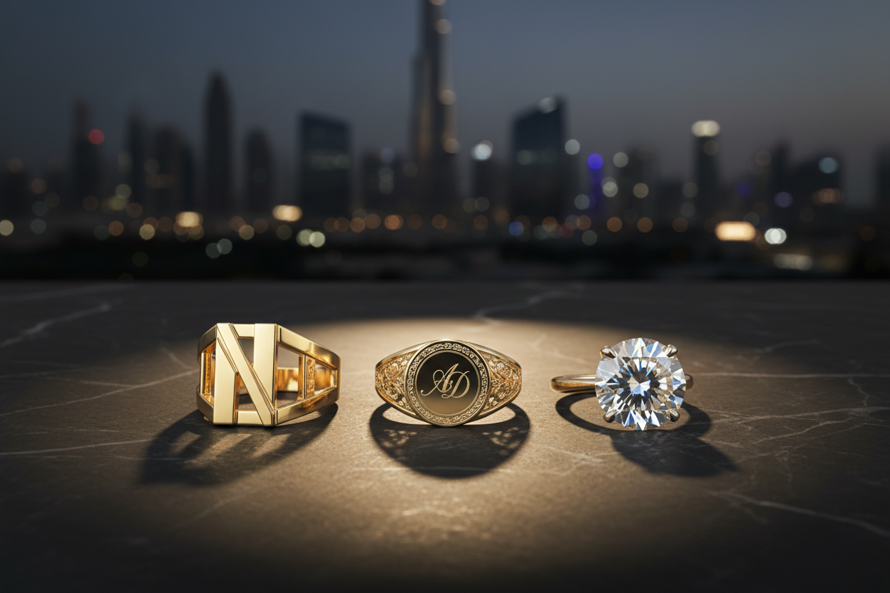 Shop Luxury &amp; Custom Designer Rings in Dubai: Your Gateway to Signature Elegance