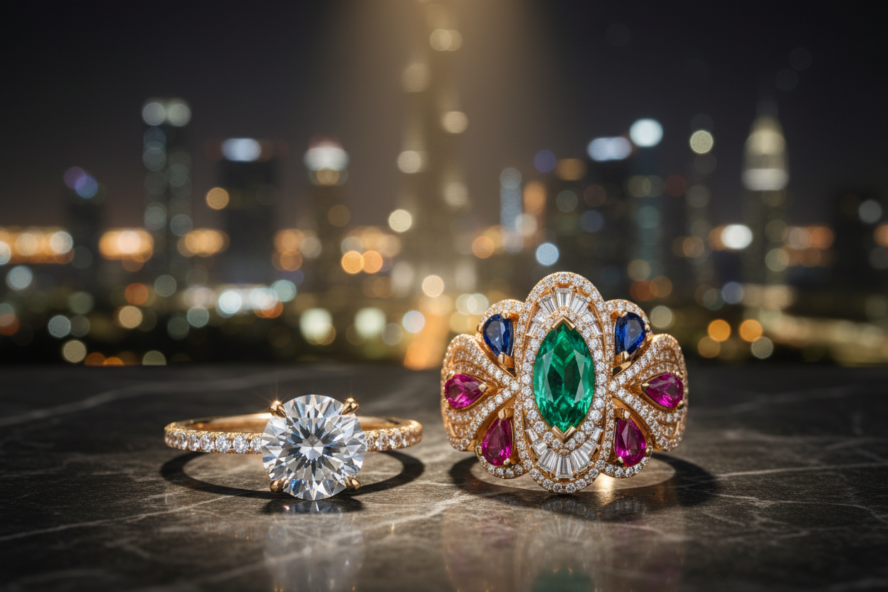 Luxury Rings in Dubai: A Definitive Buyer &amp; Investor Guide to Custom Gold, Diamond &amp; High Jewelry Rings in 2026