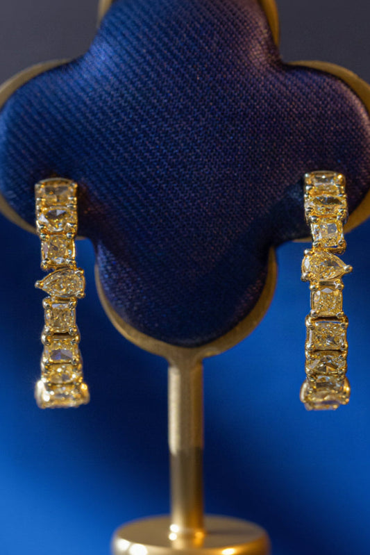 The Aurea Half Hoops