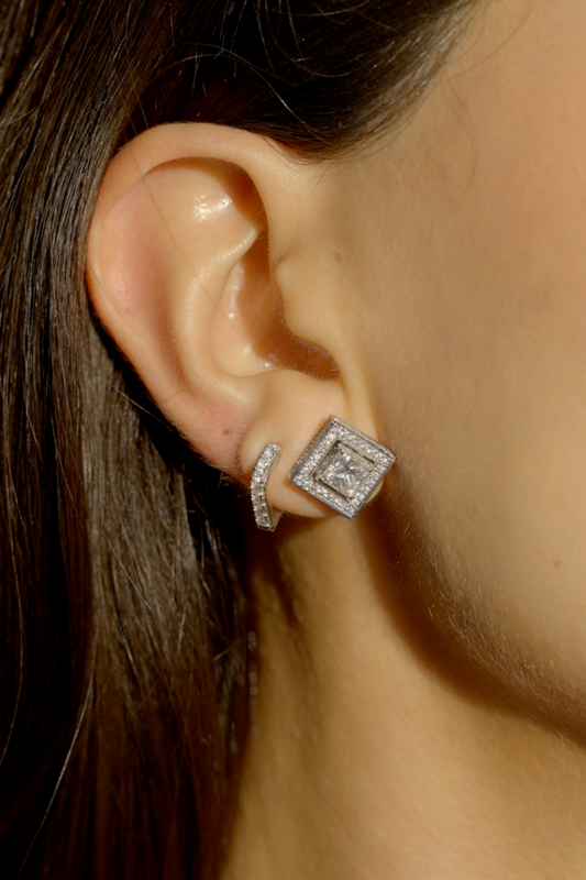 Prism Diamond Earrings