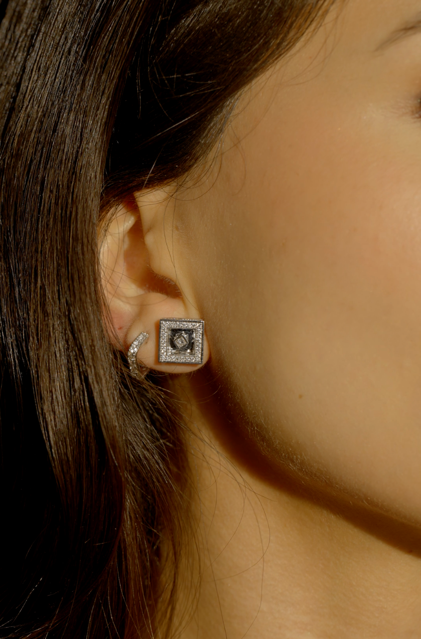 Prism Diamond Earrings