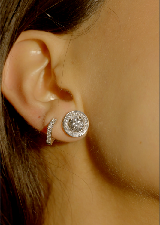 Eclipse Diamond Earrings