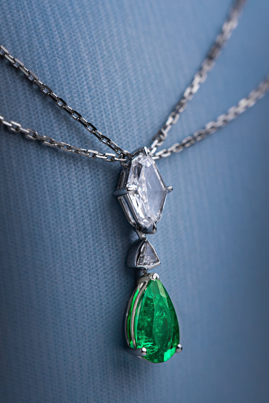 Sylva Emerald & Diamond Necklace
