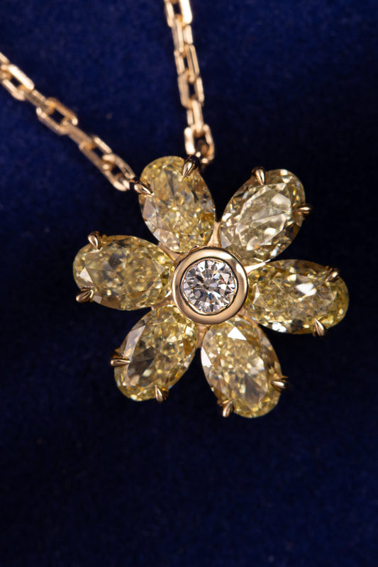 Golden Petal Necklace