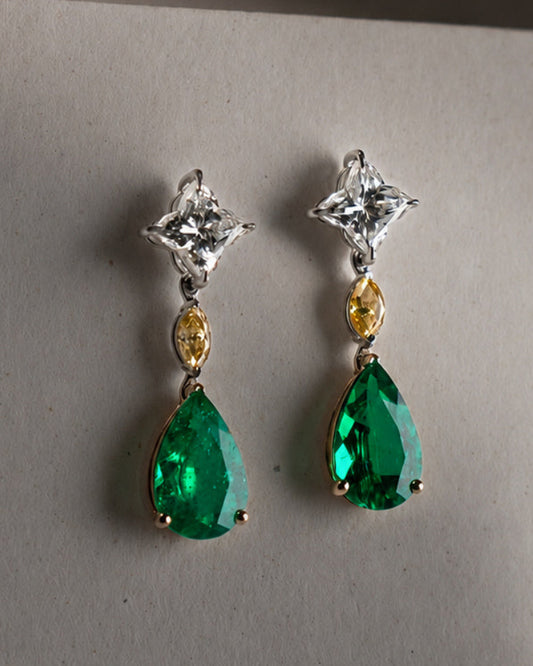 Verdant Star Earrings